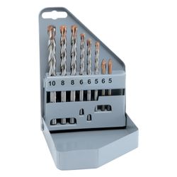 Glass & Tile Drill Bit Set 8 Piece